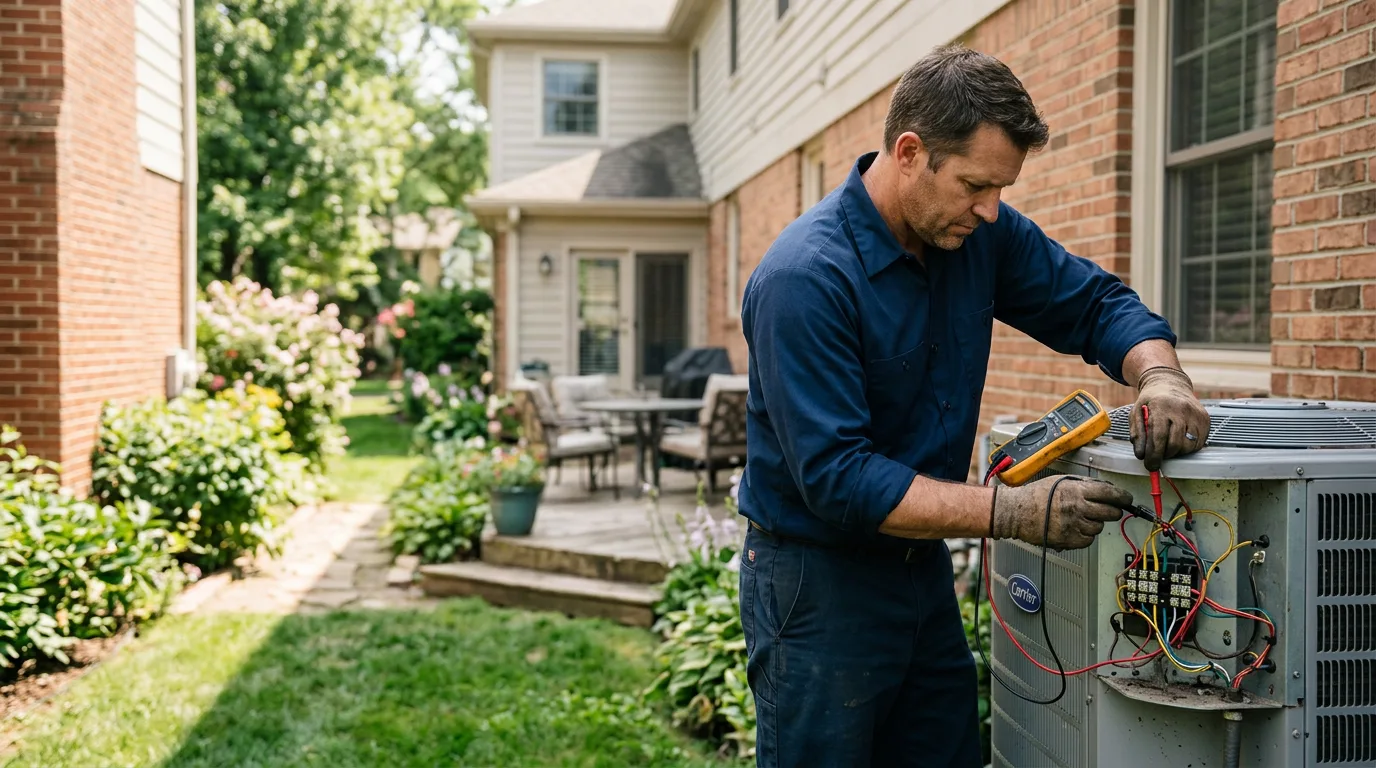HVAC technician working near Bigelow, MN